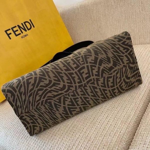 Fendi Zucca Leather Handbag