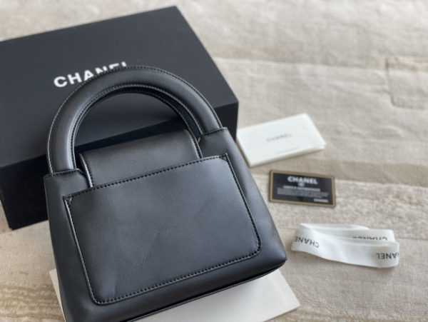 Chanel Kelly Shopping Bag Black Calfskin