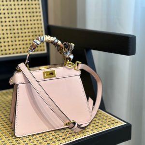 Fendi Peekaboo Mini Bag Light Pink
