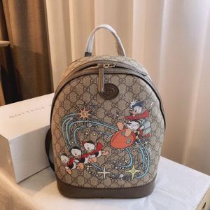 Gucci x Disney Brown Donald Duck Small Backpack