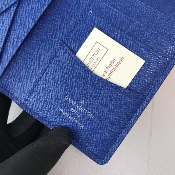 LOUIS VUITTON  Damier Graphite Giant Pocket Organizer Blue
