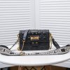 DIORADDICT FLAP BAG IN BLACK CANNAGE LAMBSKIN