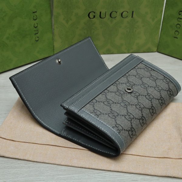 Gucci Wallets Black Grey