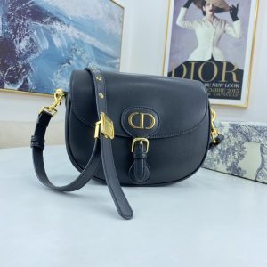 Dior Medium Dior Bobby Bag Black Box Calfski