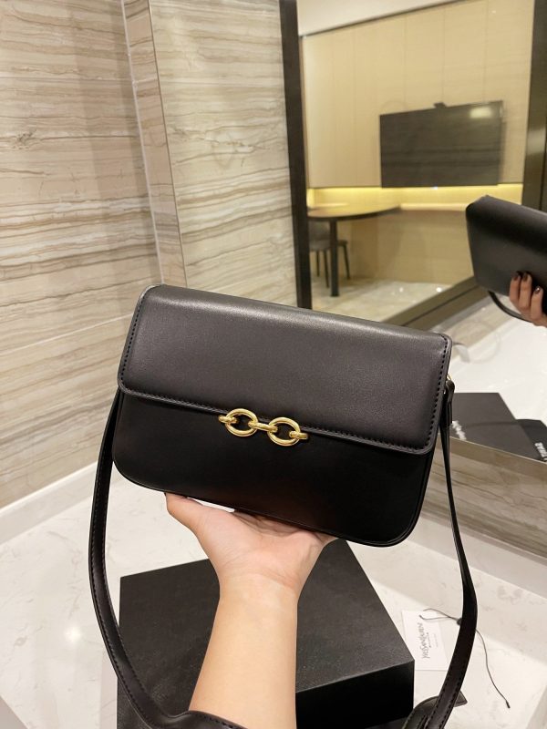 Women Saint Laurent Le Maillon Satchel In Smooth