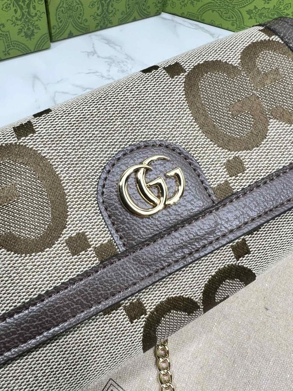 GUCCI Canvas Outlet Long Wallets