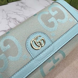 GUCCI  Canvas Leather Logo Outlet Long Wallets