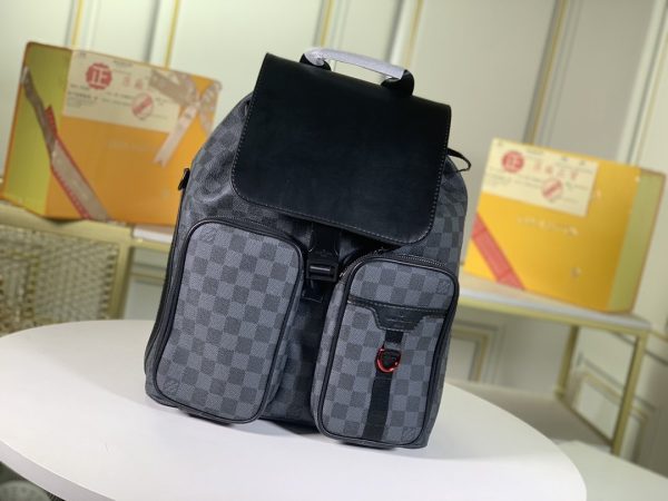 Louis Vuitton Utility Backpack Damier Graphite