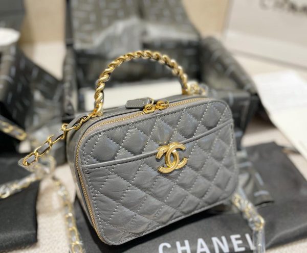 Chanel Vanity With Chain mini Black