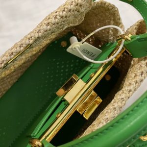 Fendi Peekaboo Iconic Mini Interlace Bag