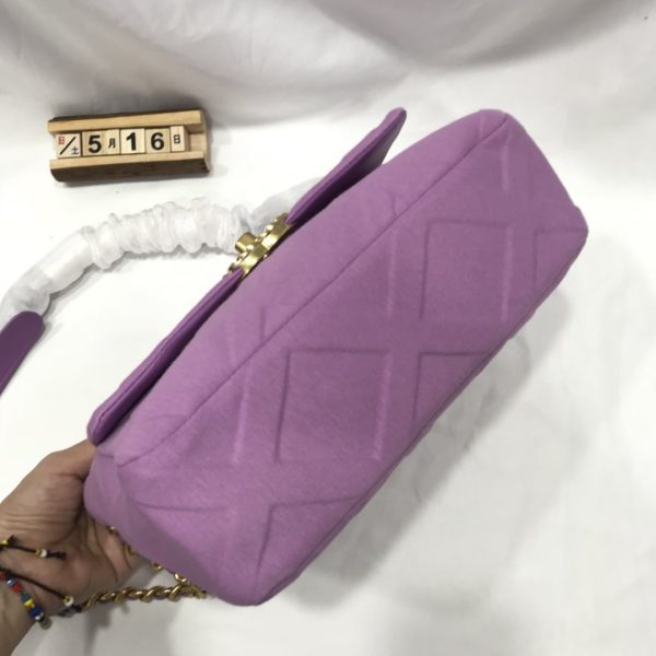 Chanel 19 Bag Lavender Mauve 20b Medium Flap