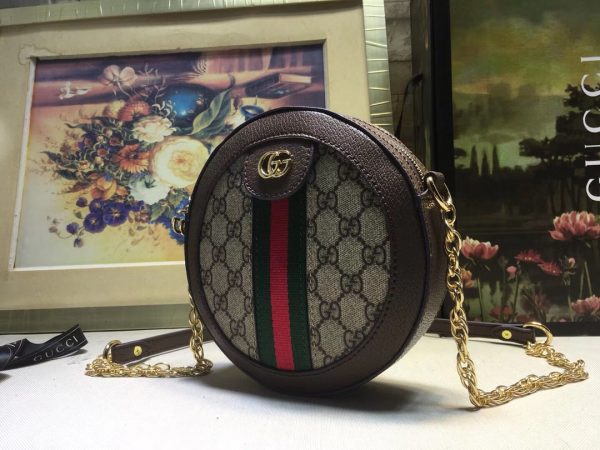 Gucci Ophidia GG mini round Shoulder bag women