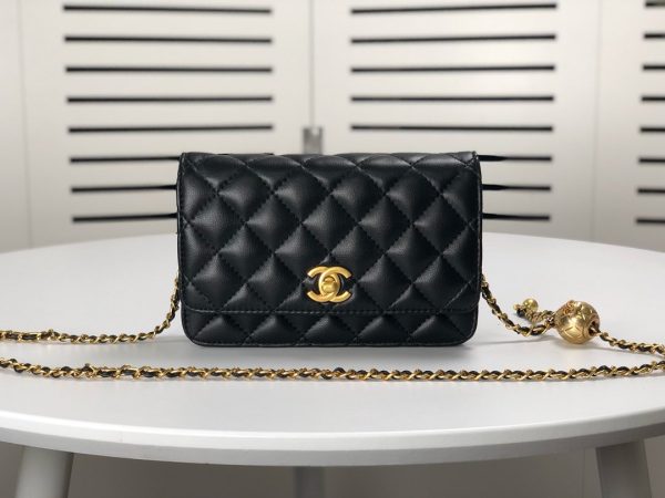 Chanel Matelasse Ball Chain Wallet