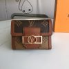 Women Louis Vuitton Portefeuille Dauphine Monogram Compact M68725