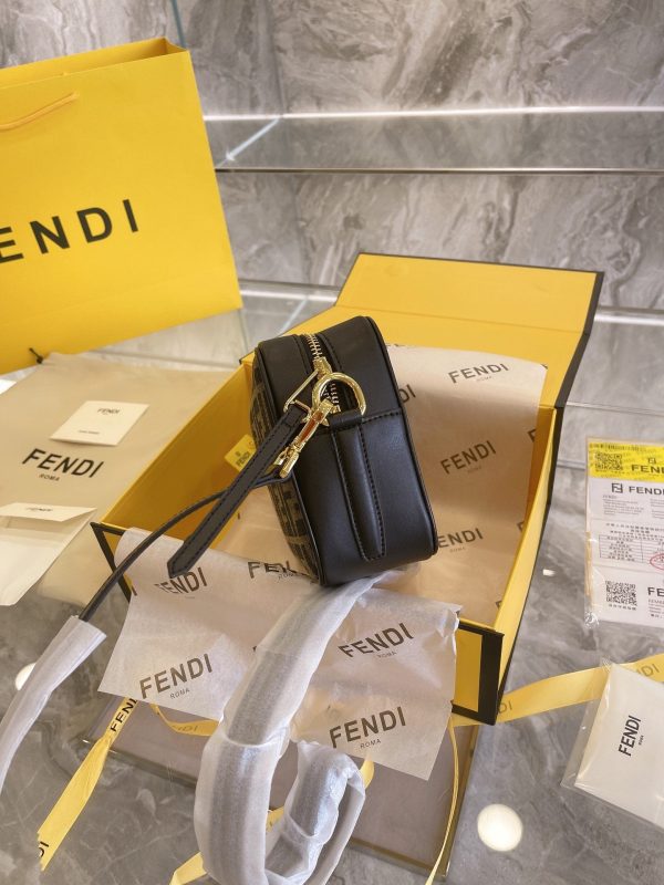 FENDI FF jacquard glazed fabric cross body bag