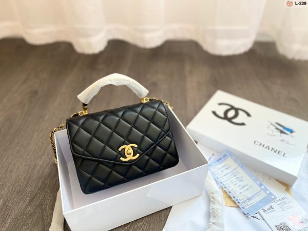 Chanel Mini Flap Bag With Top Handle