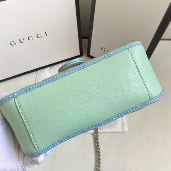 GG Marmont Small Shoulder Bag in Pastel Multicolour