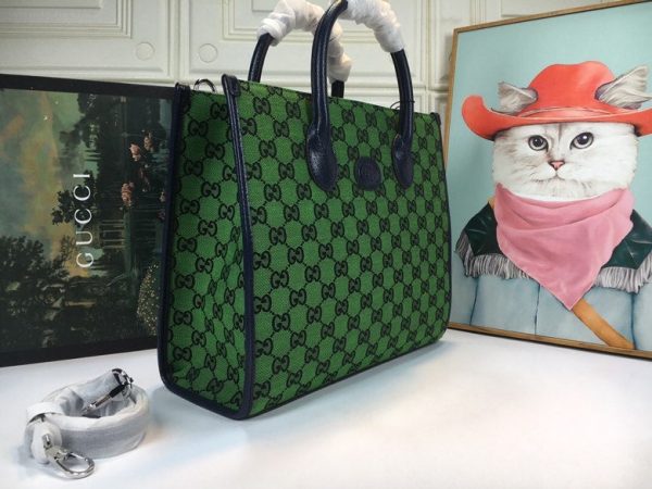 Gucci Retro GG canvas tote bag