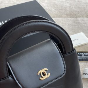 Chanel Kelly Shopping Bag Black Calfskin