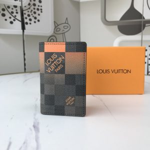 LOUIS VUITTON  Damier Graphite Pocket Organizer NM Comet