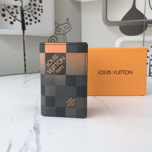 LOUIS VUITTON  Damier Graphite Pocket Organizer NM Comet