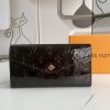 Louis Vuitton Wallet Sarah Monogram Vernis Amarante