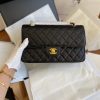 CHANEL CLASSIC FLAP QUILTED BLACK  BAG PURSE