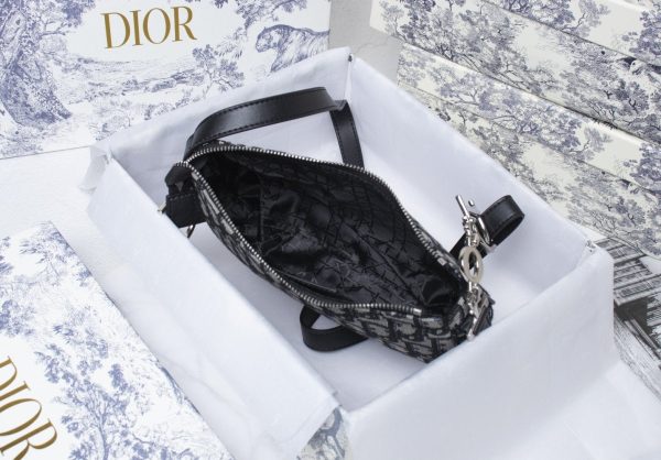 Christian Dior Trotter Crossbody Bag – Black