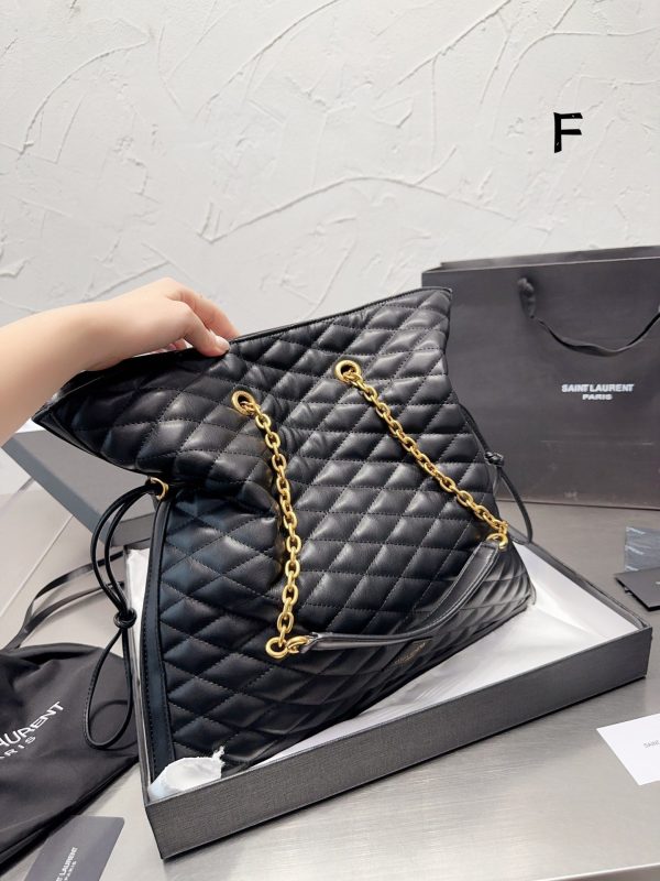Ybag Shopping Bags Designer Drawstring Womens LuxurTote Square Handbag Simple Generous High Leather