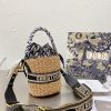 Dior Straw Bag Bucket