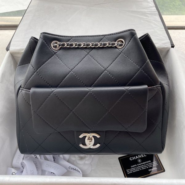 Chanel 23K Duma Backpack Black