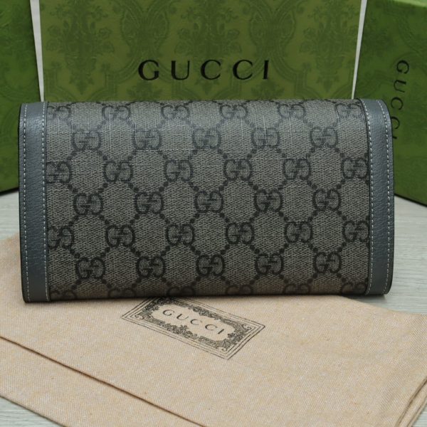 Gucci Wallets Black Grey