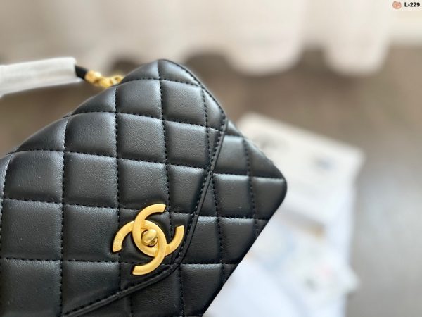 Chanel Mini Flap Bag With Top Handle