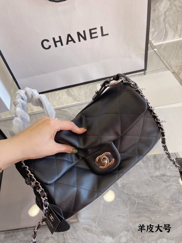 Chanel Satin Timeless single flap bag