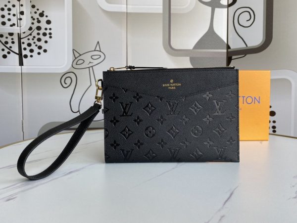 Louis Vuitton Empreinte Daily Pouch Black