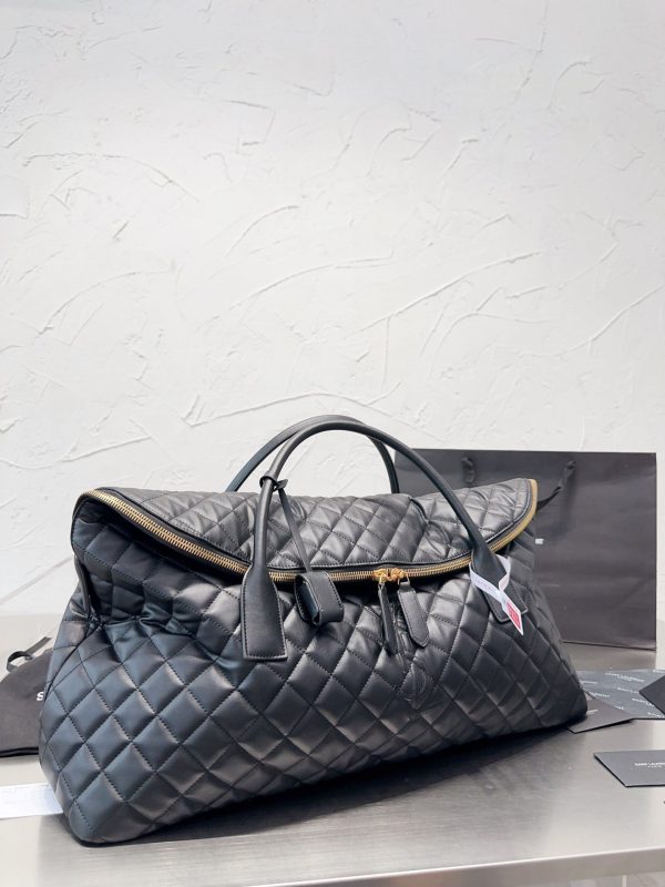 Saint Laurent Es Giant Quilted Leather Travel Bag