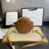 GUCCI GG Marmont Mini Round Shoulder Bag