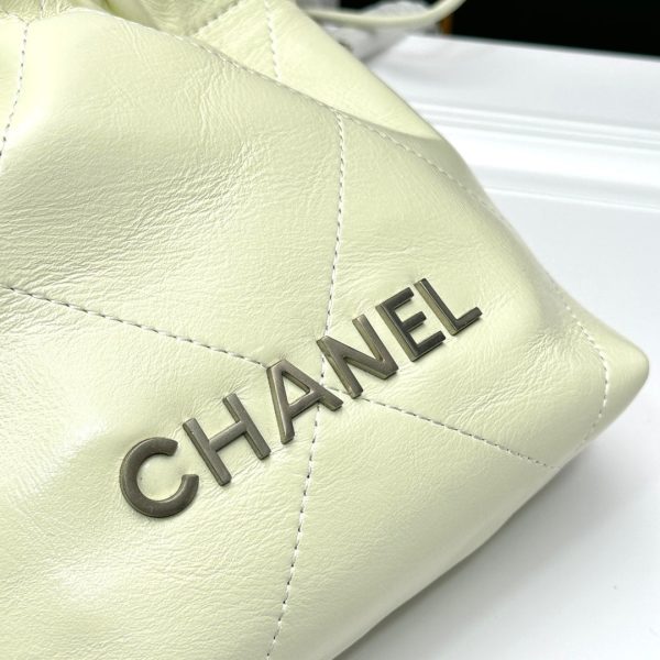 Chanel 22 Mini Handbag Light Yellow
