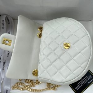 Chanel Heart Bag White