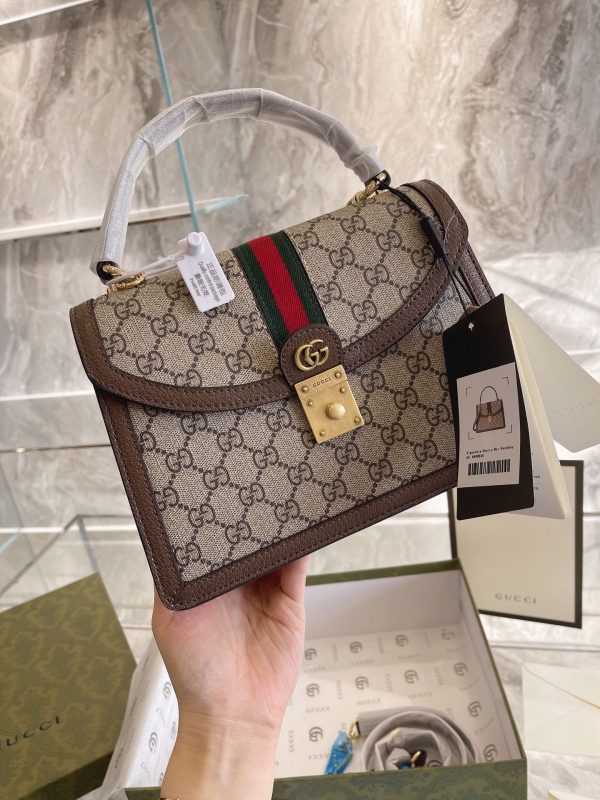 Gucci Ophidia GG Small Top Handle Bag