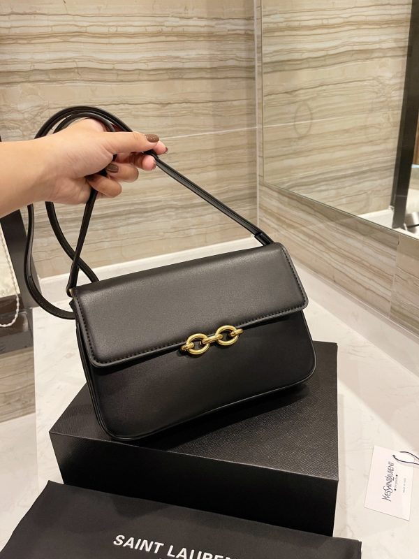 Women Saint Laurent Le Maillon Satchel In Smooth