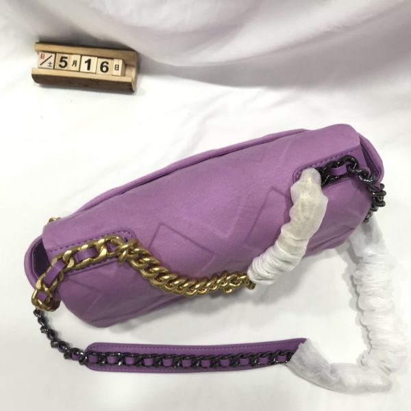 Chanel 19 Bag Lavender Mauve 20b Medium Flap