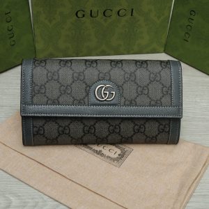 Gucci Wallets Black Grey