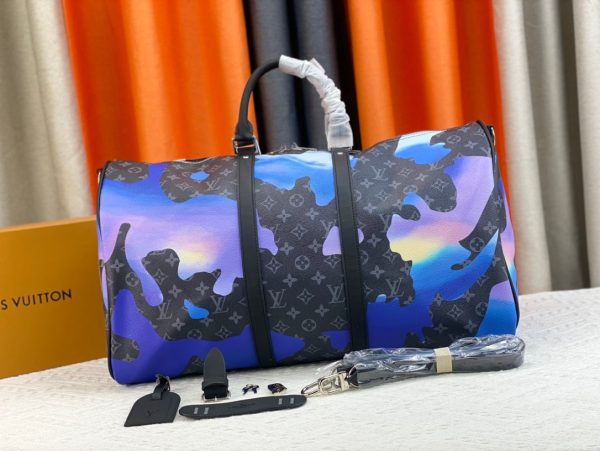 Louis Vuitton Keepall Bandouliere 45 Sunrise Monogram Eclipse