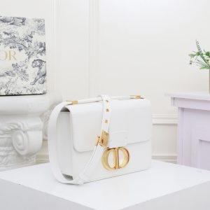 Dior 30 Montaigne Bag White