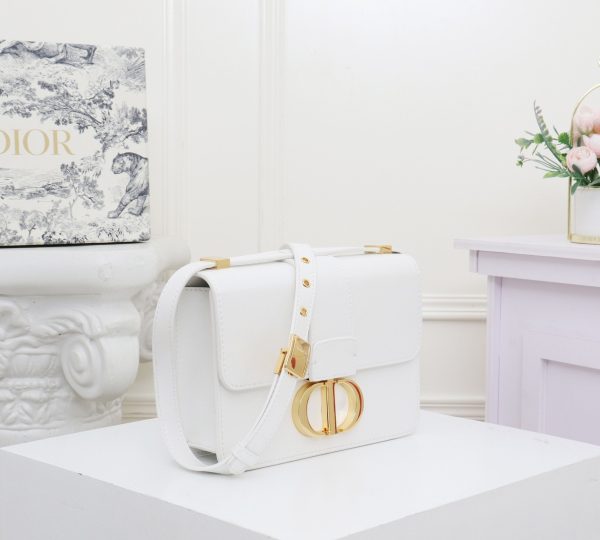 Dior 30 Montaigne Bag White