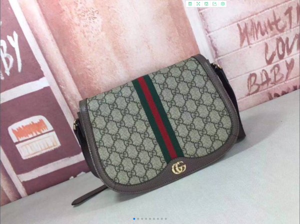 Gucci Ophidia GG Small Shoulder Beige