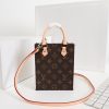 Adult Women’s Louis Vuitton Monogram Petite Sac Plat