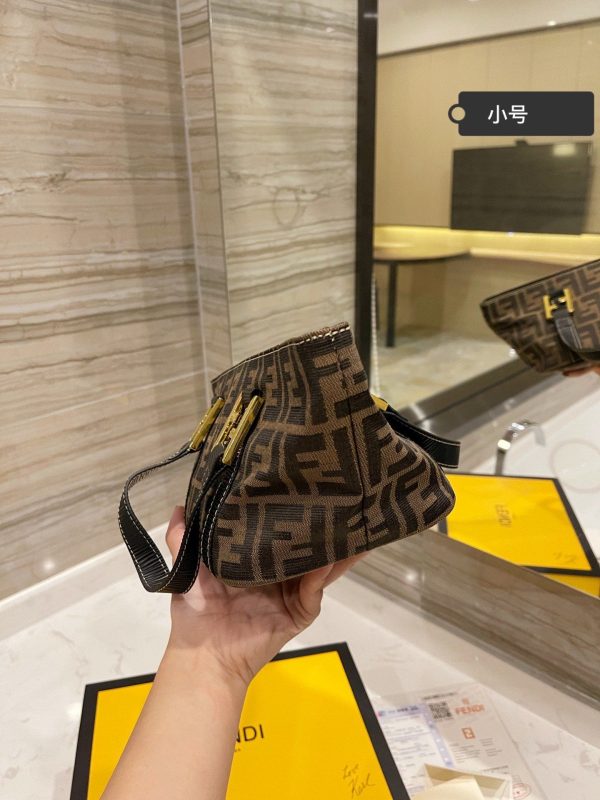 FENDI Zucca Canvas Hand Bag