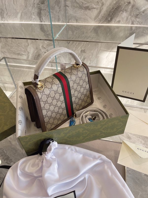 Gucci Ophidia GG Small Top Handle Bag